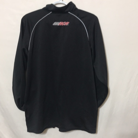 Chase Authentics Shirt Men S/M 1/4 Zip Pullover Black NASCAR #3 - Picture 4 of 11